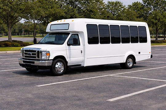 20-passenger minibus available for charter in Sunrise, FL
